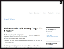 Tablet Screenshot of gte.mercurycougarregistry.com